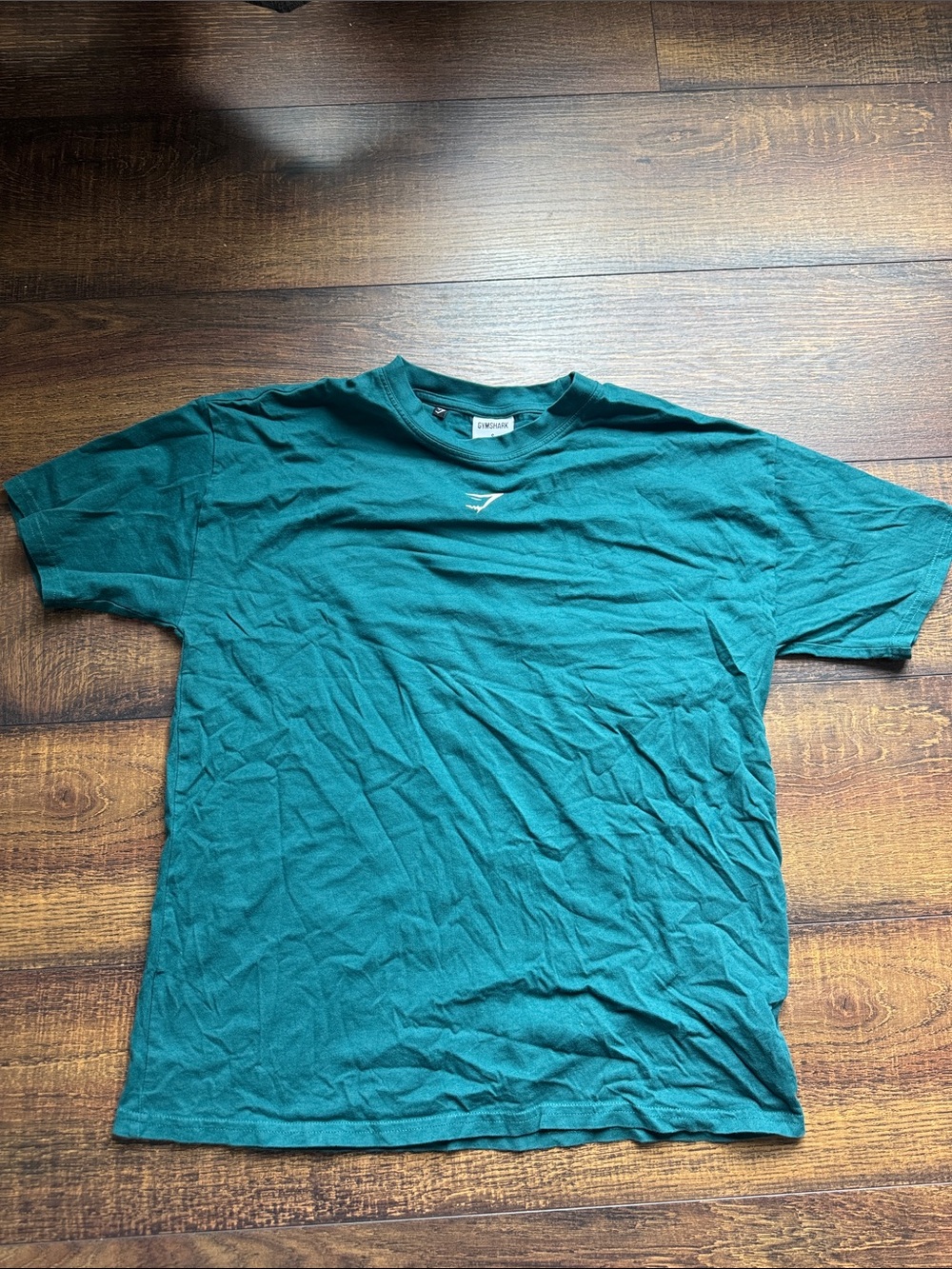 Gymshark Teal Oversized Short Sleeve Crew Neck Tee